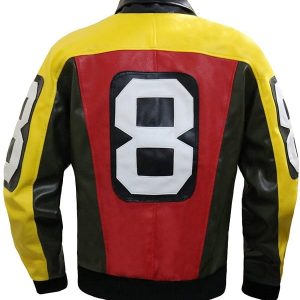 8 Ball Michael Hoban Bomber Leather Jacket
