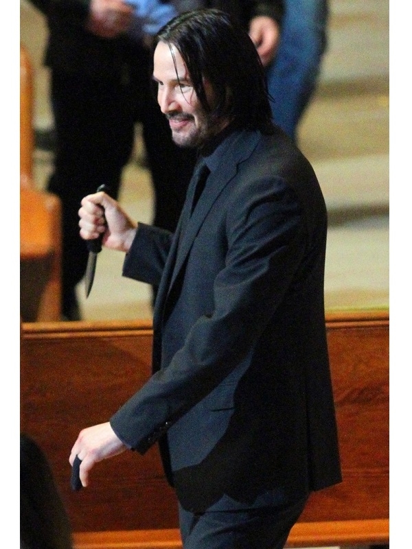 Keanu Reeves John Wick Grey Suit for Sale - Hleatherjackets