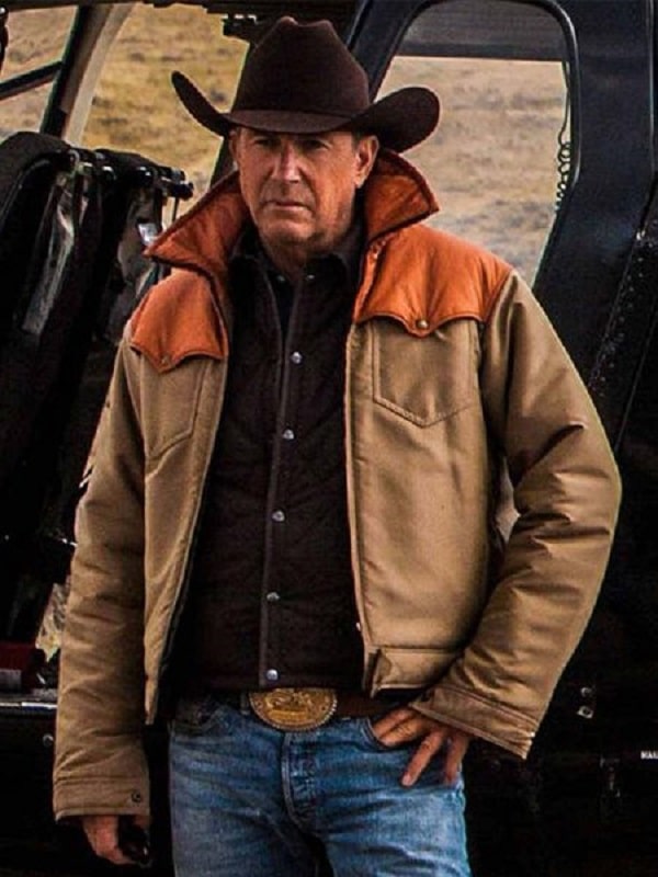 Yellowstone S02 John Dutton Brown Jacket - Celebs Movie Jackets