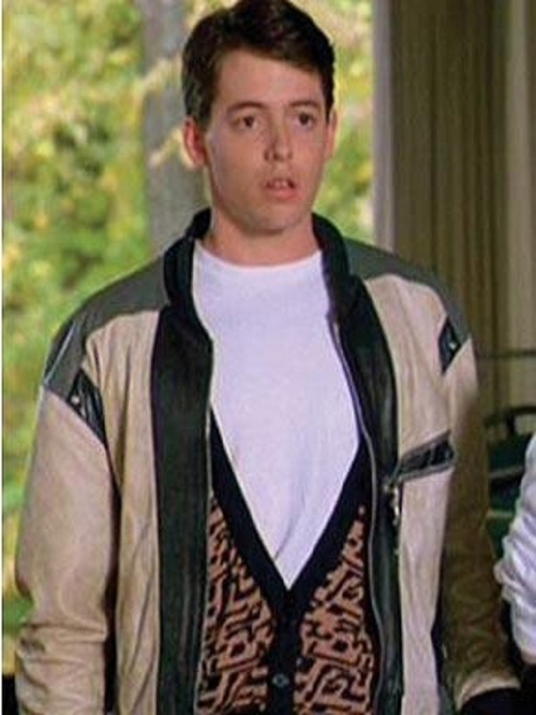 Matthew Broderick Ferris Bueller's Day Off Leather Jacket