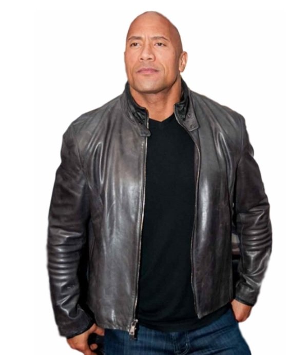 Fast And Furious Dwayne Johnson Leather Jacket