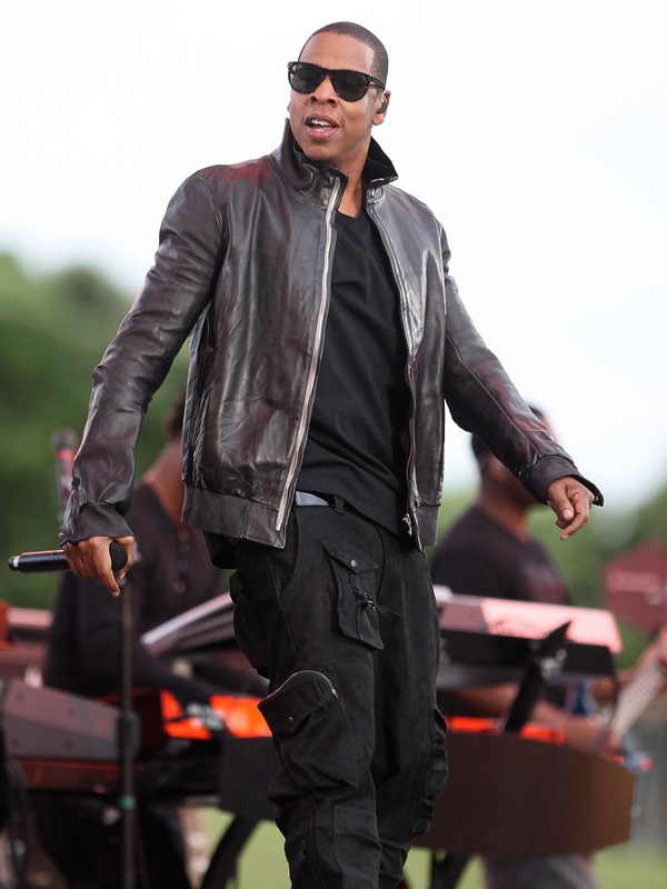 Jay Z LV Leather Jacket