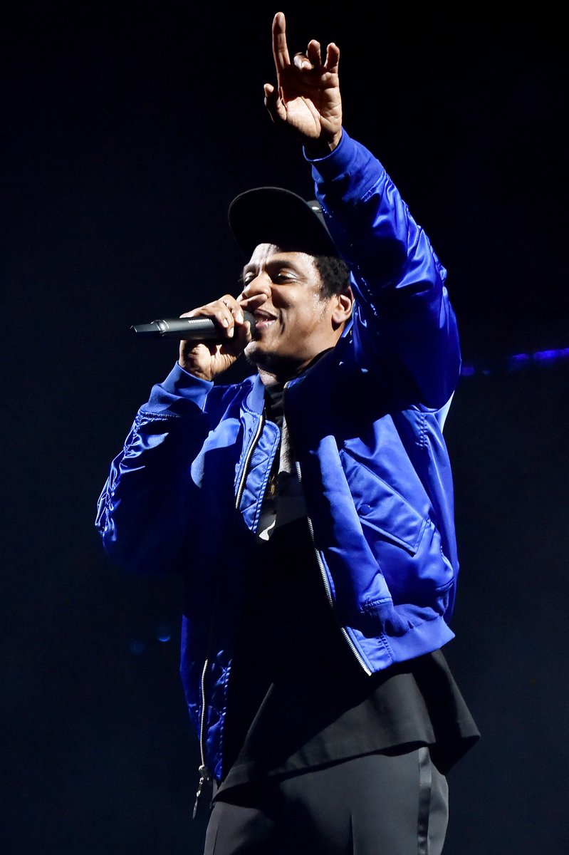 American rapper Songwriter Jay Z Blue Jacket