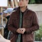 Dean Winchester Wear A Brown Leather Jacket In Supernatural Series