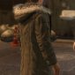 Taiga Saejima Wearing Green Faux Fur Hoodie Coat In Video Game Yakuza 5