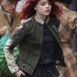 Actress Emma Stone Wearing Cotton Jacket In Cruella Film as Estella