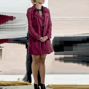 Emily Bett Rickards WearCoat In Arrow as Felicity Smoak