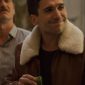 Jaime Lorente Wearing Fur Collar Brown Leather Jacket In Money Heist