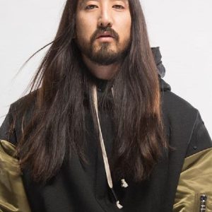 American DJ Steve Aoki Wearing Black Hoodie Jacket - filmstarjacket