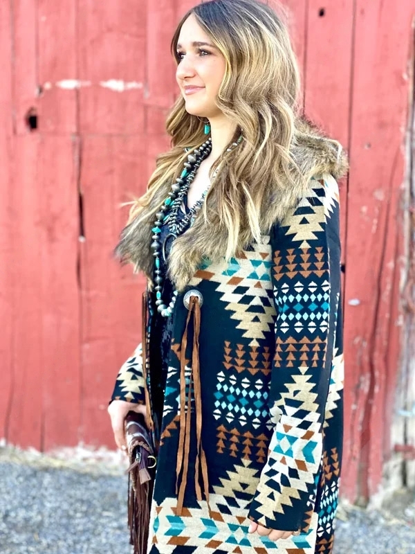 Yellowstone Beth Dutton Tribal Coat