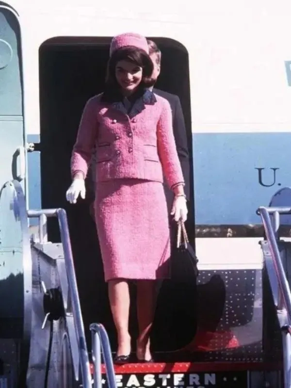 Jackie Kennedy Wool Pink Suit