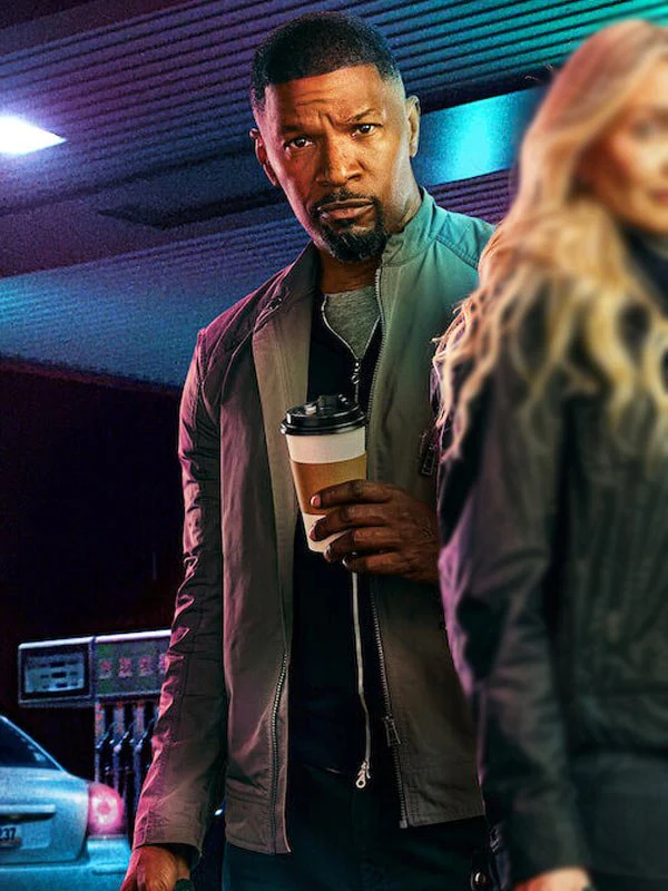 Jamie Foxx Back in Action 2025 Grey Jacket