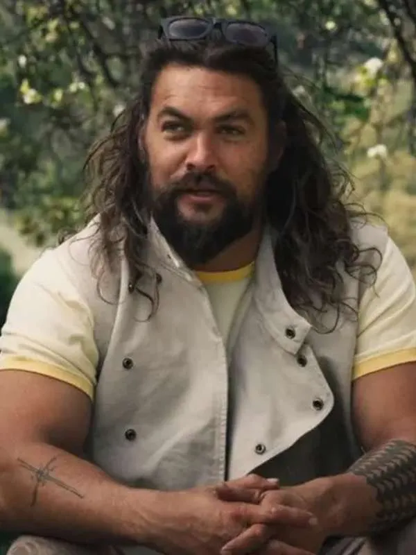 On The Roam TV Series Jason Momoa White Cotton Vest